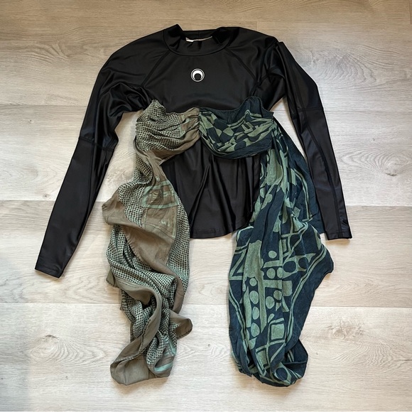 Marine Serre Scuba Top with Scarf details - Picture 2 of 9